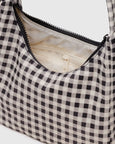 Baggu - Mini Nylon Shoulder Bag - Black & White Gingham