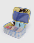 Baggu - Small Cosmetic Case - Light Blue Gingham