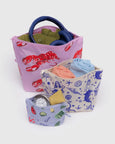 Baggu - Go Pouch Set - Sea Creatures