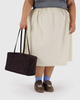 Baggu - Medium Nylon Bowler Bag - Chocolate Plum
