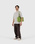 Baggu - Medium Nylon Bowler Bag - Green Juice