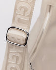 Baggu - Small Recycled Leather Crescent Bag - Stone