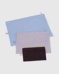 Baggu - Flat Pouch Set - Pastels Colourblock