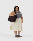 Baggu - Small Cloud Carry On - Chocolate Plum