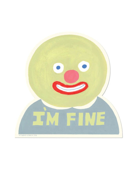 Red Cap Cards - I'm Fine Sticker