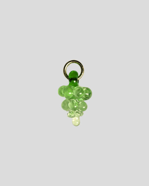 Jean Riley - Glass Charm - Green Grape