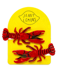 Jenny Lemons - Lobster Alligator Hair Clip Set