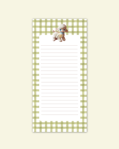 Shellflower - Lamb - Memo Pad