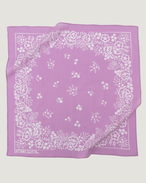 Last Chance Textiles  - Cotton Field Bandana - Viola