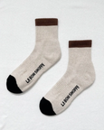 Le Bon Shoppe - Colour Block Girlfriend Socks - Black Coffee