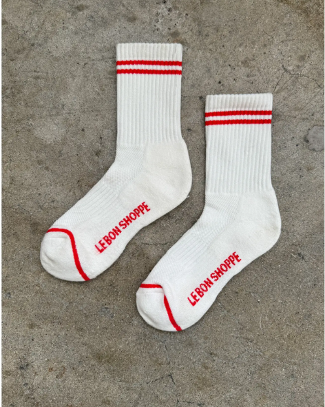 Le Bon Shoppe - Boyfriend Socks - Clean White