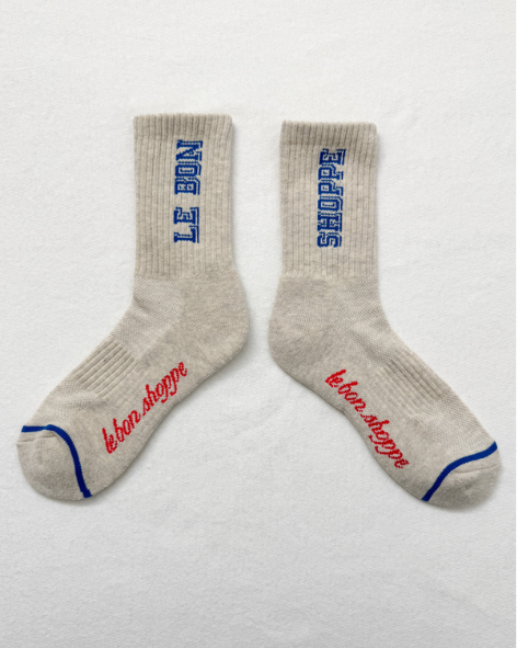 Le Bon Shoppe - Preppy Socks - Ice / Blue