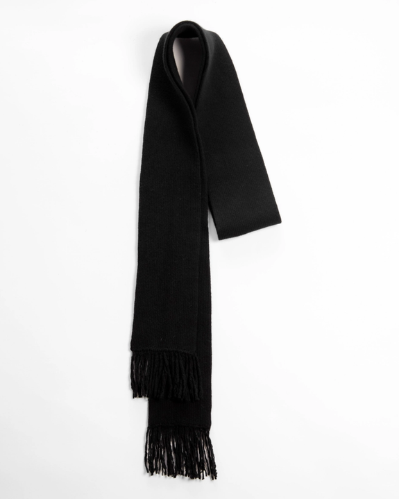 Lemme - Fringed Scarf - Nero