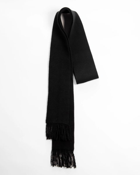 Lemme - Fringed Scarf - Nero