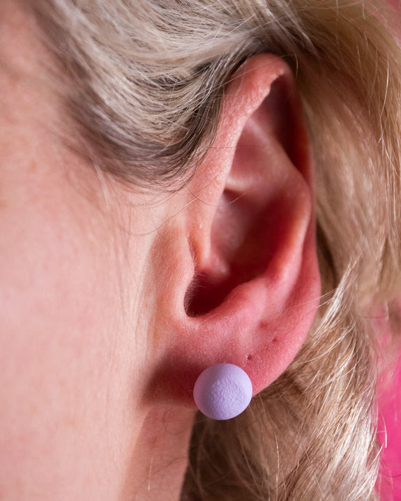 Emily Green - Lilac Stud Earrings
