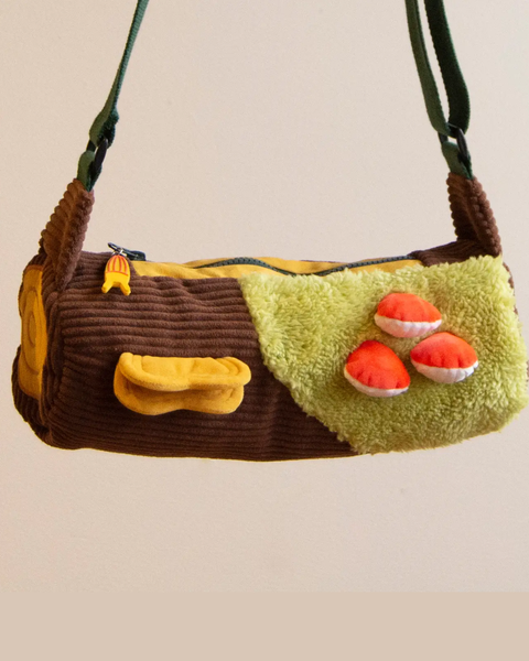 Curlworks - Corduroy Log Crossbody Bag