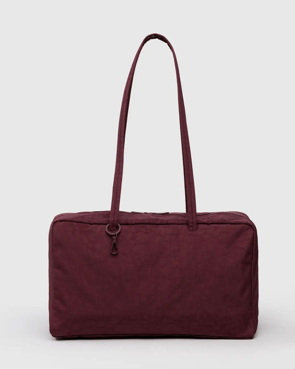 Baggu - Medium Nylon Bowler Bag - Mahogany
