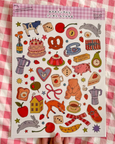 Martina's Tiny Store - (Most Popular) Illustrated Large Scrapbooking Stickersheet
