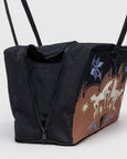 Baggu - Medium Nylon Bowler Bag - Western Appliqué