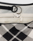 Baggu - Medium Nylon Crescent Bag - Mixed Plaid