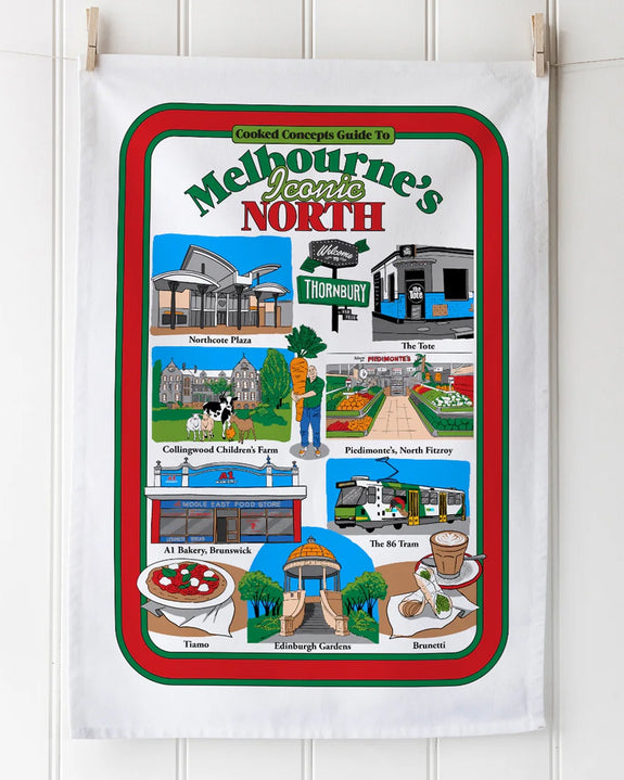 Cooked Concepts - Melbourne's Iconic North Tea Towel