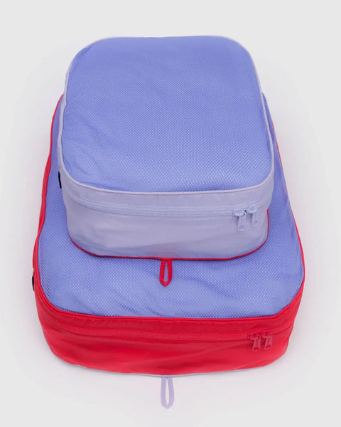 Baggu - Large Packing Cube Set - Mesh Berry Mix