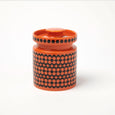 Magpie X Hornsea Mini Jar - Orange Repeat Flower