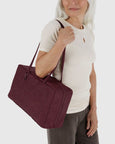 Baggu - Medium Nylon Bowler Bag - Mahogany