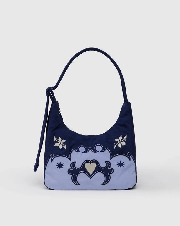 Baggu - Mini Nylon Shoulder Bag - Western Appliqué