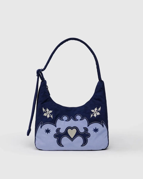 Baggu - Mini Nylon Shoulder Bag - Western Appliqué