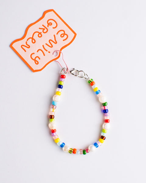 Emily Green - Multicolour Pearl Bracelet