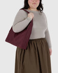 Baggu - Nylon Shoulder Bag - Mahogany