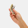 Chunks - Oval Barrette - Olive Check
