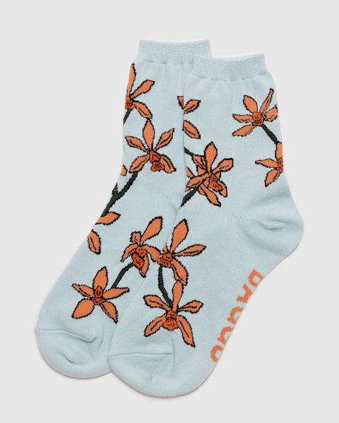 Baggu - Crew Sock - Orchid *PRE-ORDER FOR SHIPPING AFTER MAY 8TH*