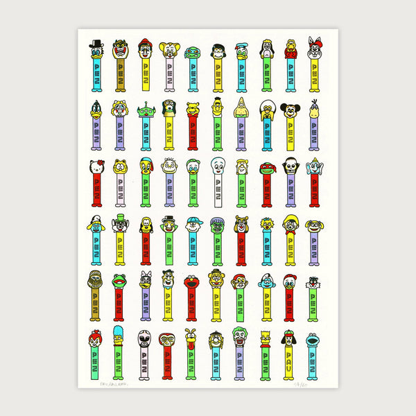 Jumbo Press - Pez A3 Print (Limited Edition)