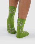 Baggu - Crew Sock - Pear Happy