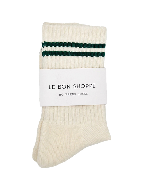 Le Bon Shoppe - Boyfriend Socks - Classic White