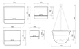 Mr Kitly - Self-Watering Plant Pots - 215mm - PICK UP ONLY