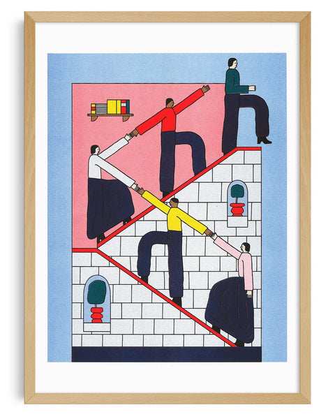 KIBLIND Atelier - Zack Rosebrugh - Progress was better before - A3 Poster