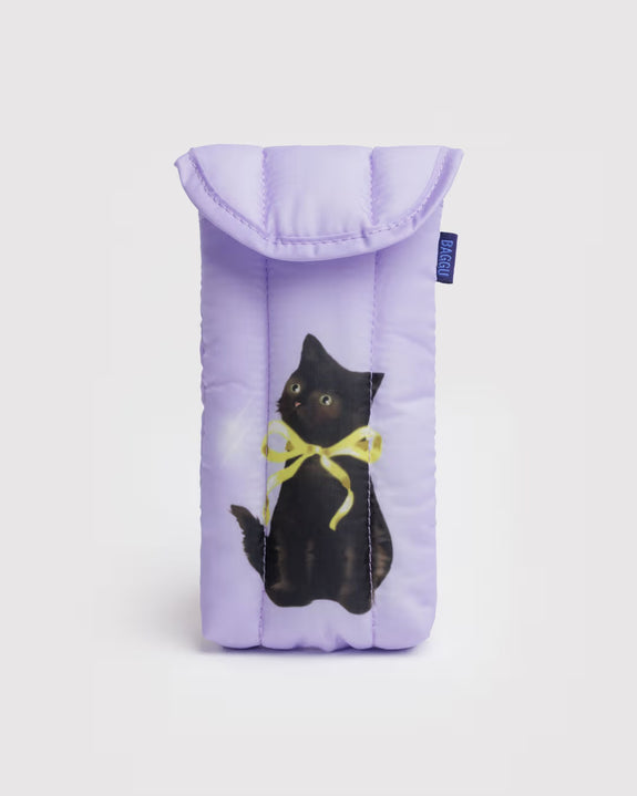 Baggu - Puffy Glasses Sleeve - Fancy Cats
