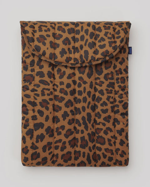 Baggu - Puffy Laptop Sleeve - 16 Inch - Leopard