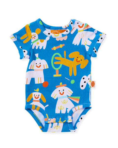 Halcyon Nights - Short Sleeve Bodysuit - Puppy Park