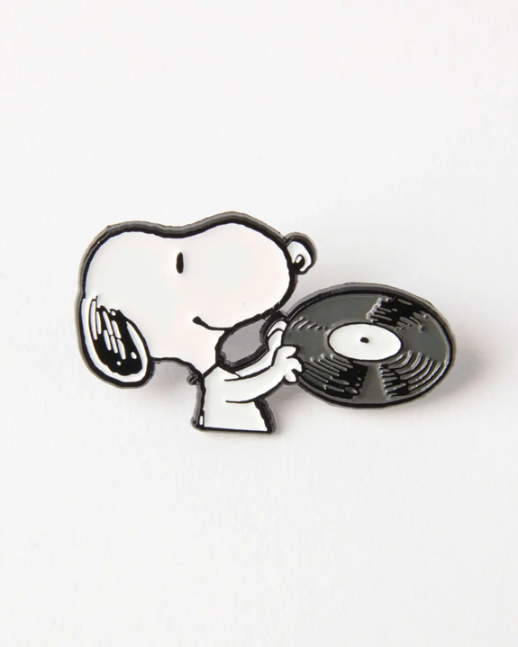 Peanuts - Music Is Life Pin - Record
