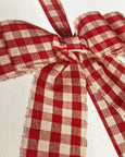 Canonbury Press - Gingham Bow Greeting Card