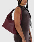 Baggu - Recycled Leather Shoulder Bag - Mahogany