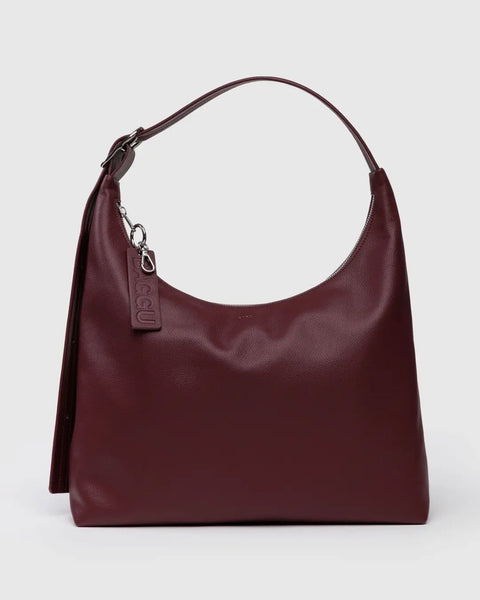 Baggu - Recycled Leather Shoulder Bag - Mahogany