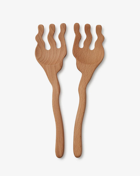 Areaware - Serving Friends Spoons - Wavy