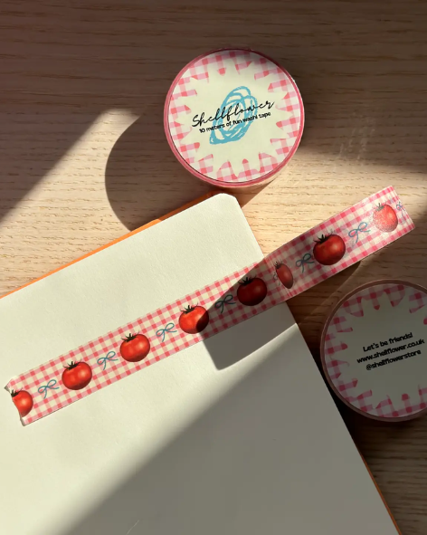 Shellflower - Tomato Washi Tape