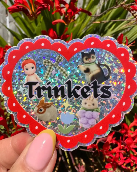 Shellflower - Trinkets Glitter Vinyl Sticker