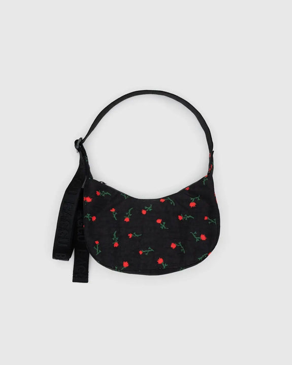 Baggu - Small Nylon Crescent Bag - Painted Wildflower